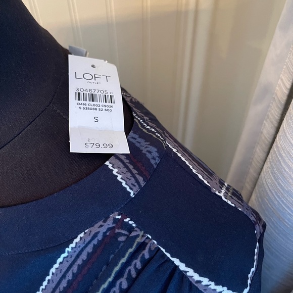 Loft striped formal dress - Picture 3 of 5